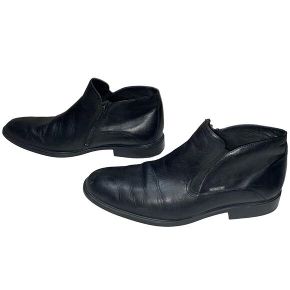 Mephisto Black Leather Ankle Boots      Size: US 11.5 - Picture 4 of 8